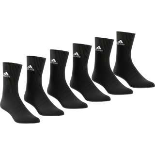 adidas Sportsocken Crew Cushion schwarz - 6 Paar